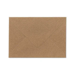 Bio-Briefumschlag - aus 100% Recyclingpapier - für DIN A6-Postkarten/Klappkarten
