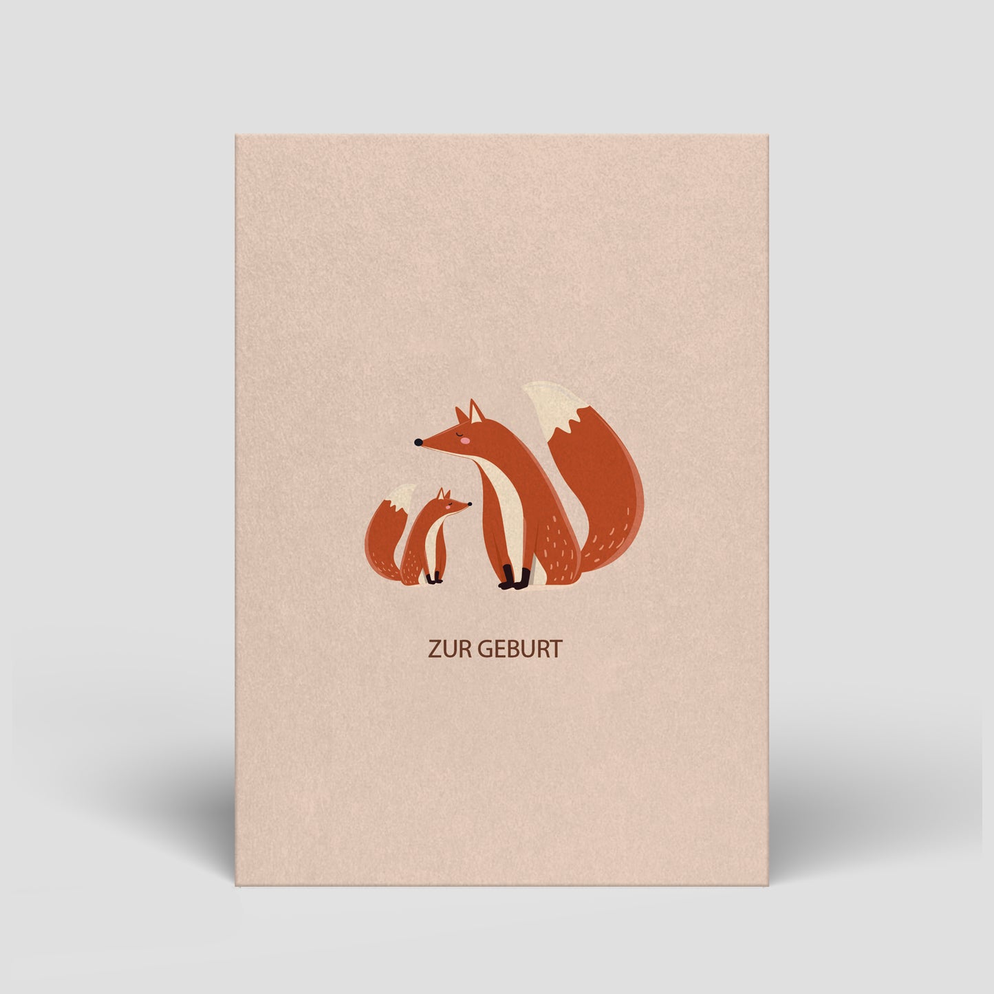 Postkarte - Fuchs zur Geburt - Nr. 89