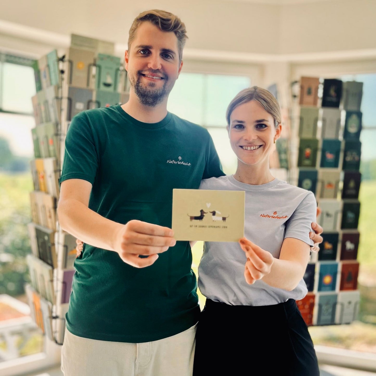 Postkarte - Dackel mit Herz - Nr. 309