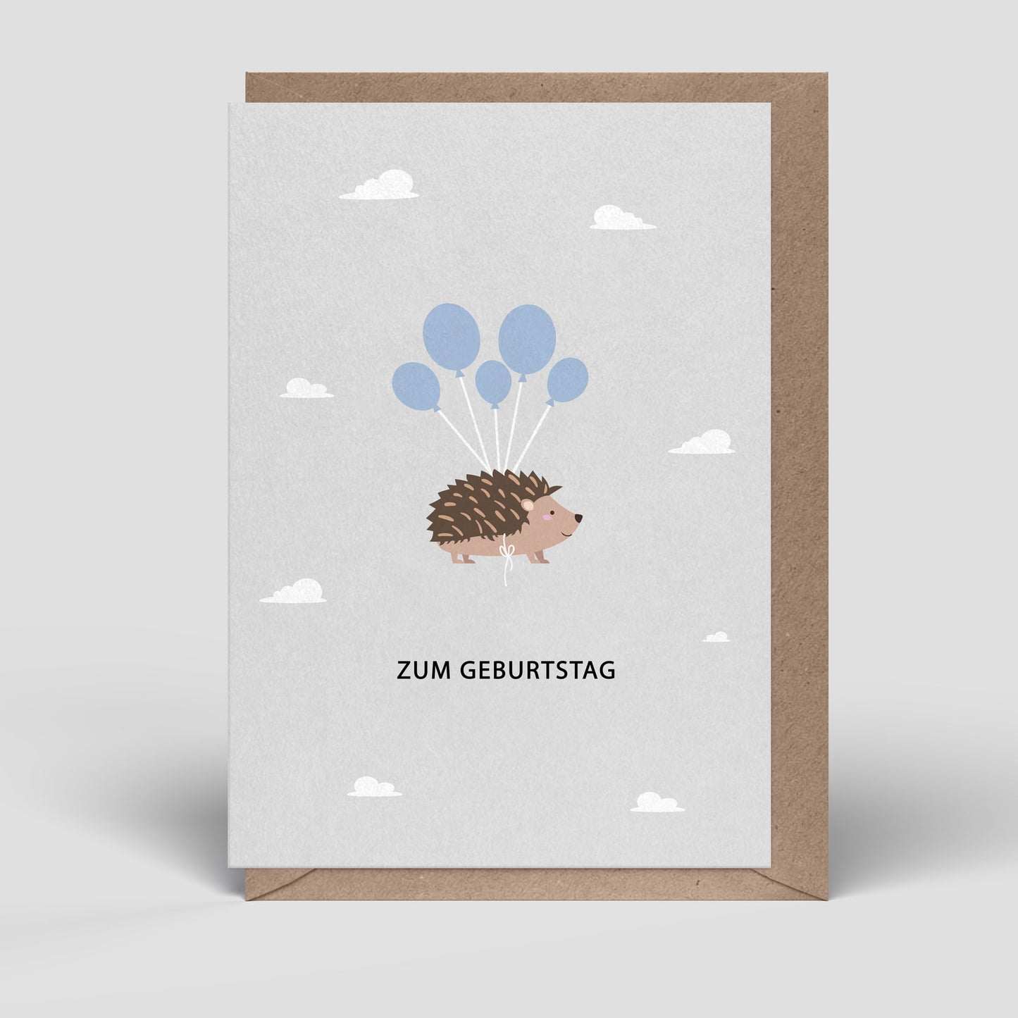 Klappkarte - Geburtstag - Igel - Nr. 255