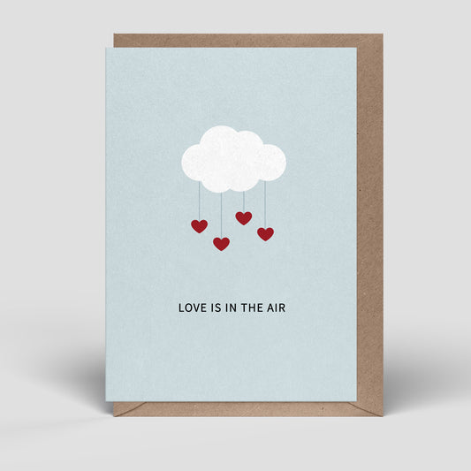 Klappkarte - Love is in the Air - Liebe - Nr. 285