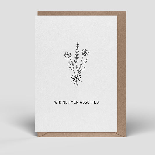 Klappkarte - Kleiner Strauß - Nr. 325
