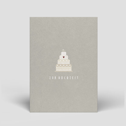 Postkarte - Hochzeit - Torte - Nr. 37
