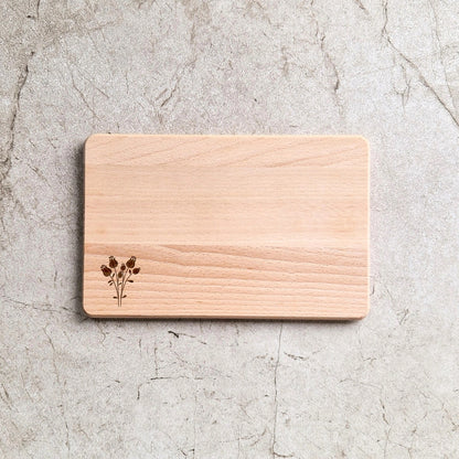 Holzbrettchen Blumen - Nr. 2