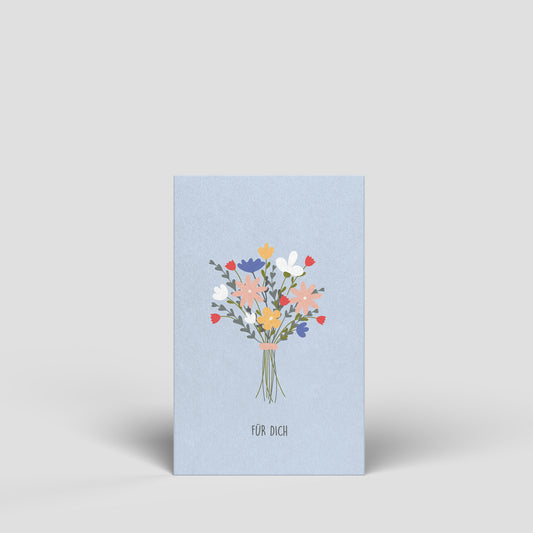 Midikarte - Blumenstrauß - Nr. 133