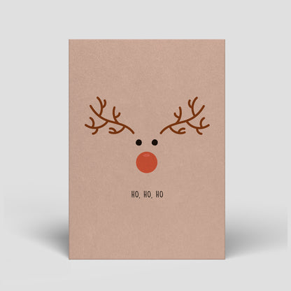 Postkarte - Weihnachten - Rentier - Nr. 69