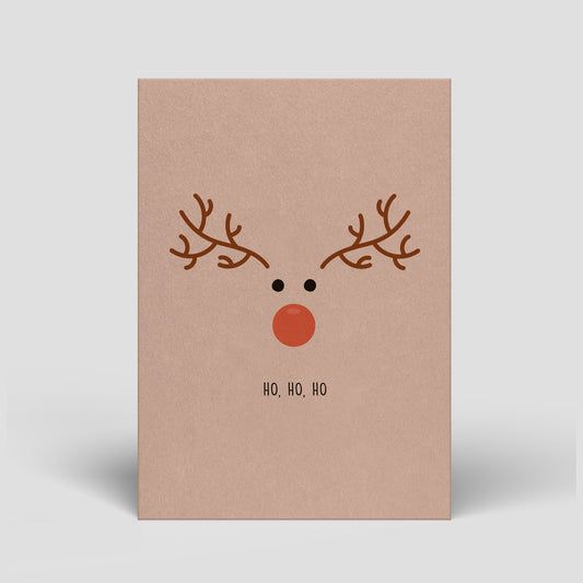 Postkarte - Weihnachten - Rentier - Nr. 69