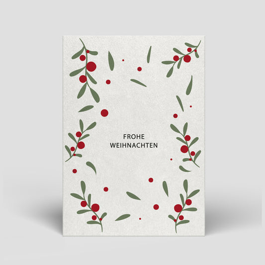 Postkarte - Weihnachten - Zweige - Nr. 71
