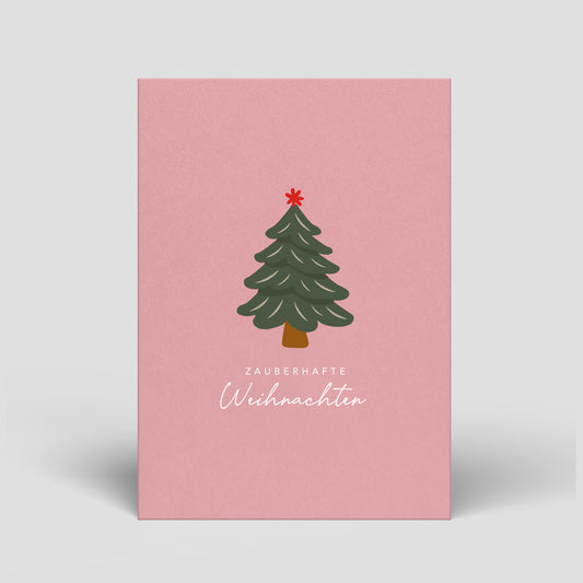 Postkarte - Weihnachten - Tannenbaum - Nr. 1