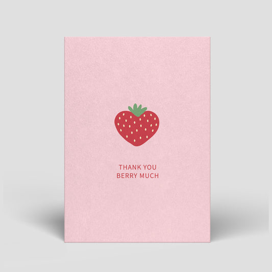 221 - Postkarte - Danke - Thank you berry much