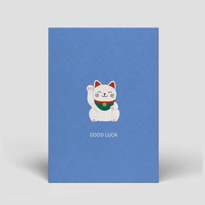342 - Postkarte - Viel Glück - Katze - Nr. 342