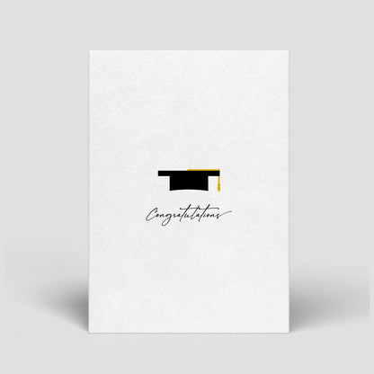 53 - Postkarte - Abschluss-Mütze - Nr. 53