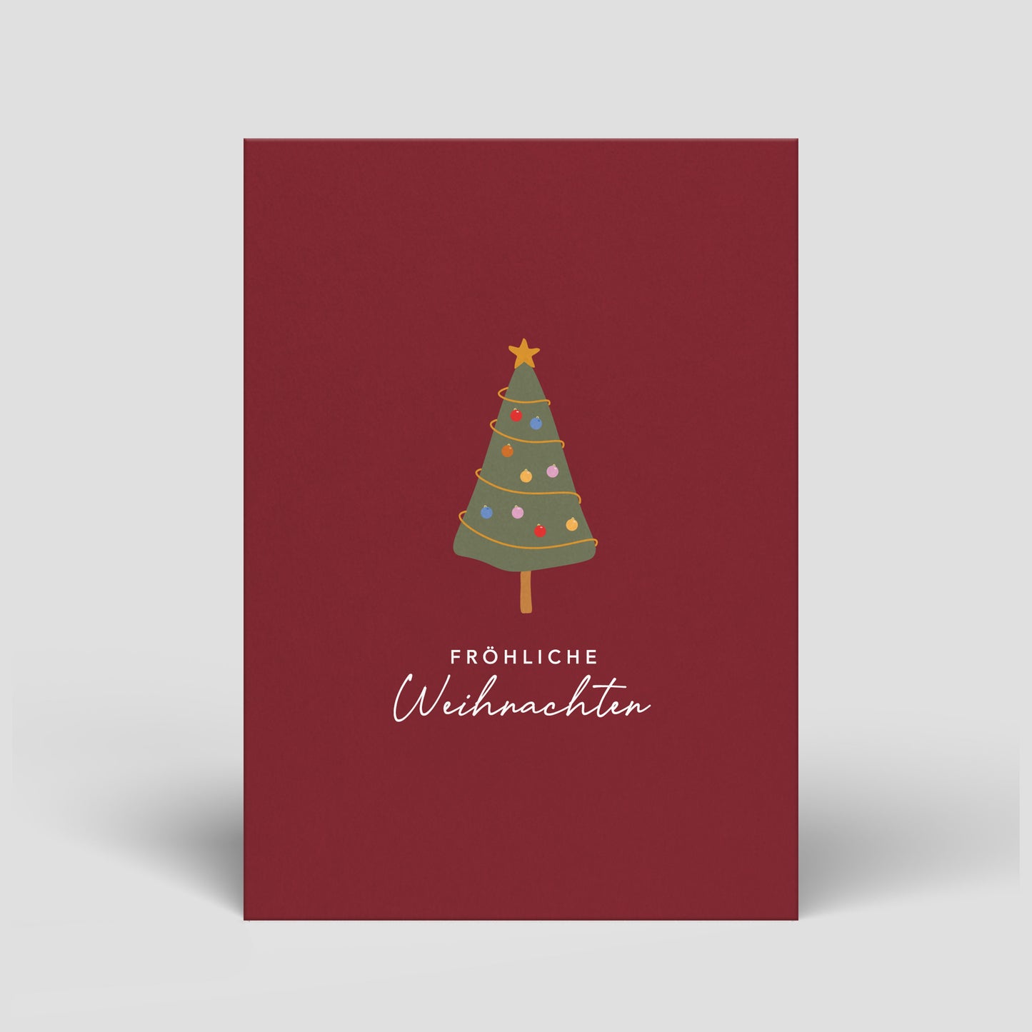 Postkarte - Weihnachten - Tannenbaum - Nr. 6