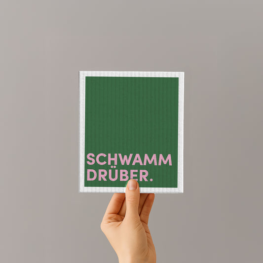 Schwammtuch - Spruch - Schwamm drüber - Nr. 12