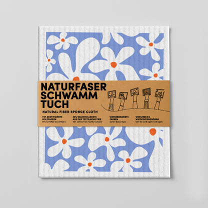 5 - Schwammtuch - Blumen - Nr. 5