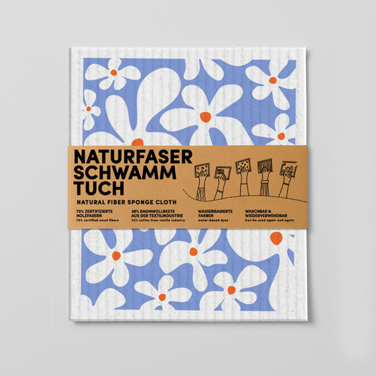 5 - Schwammtuch - Blumen - Nr. 5