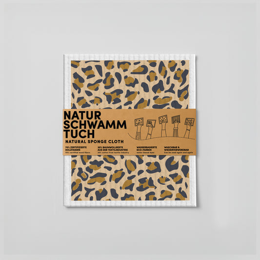 Schwammtuch - Leoparden-Muster - Leo-Muster - Nr. 9