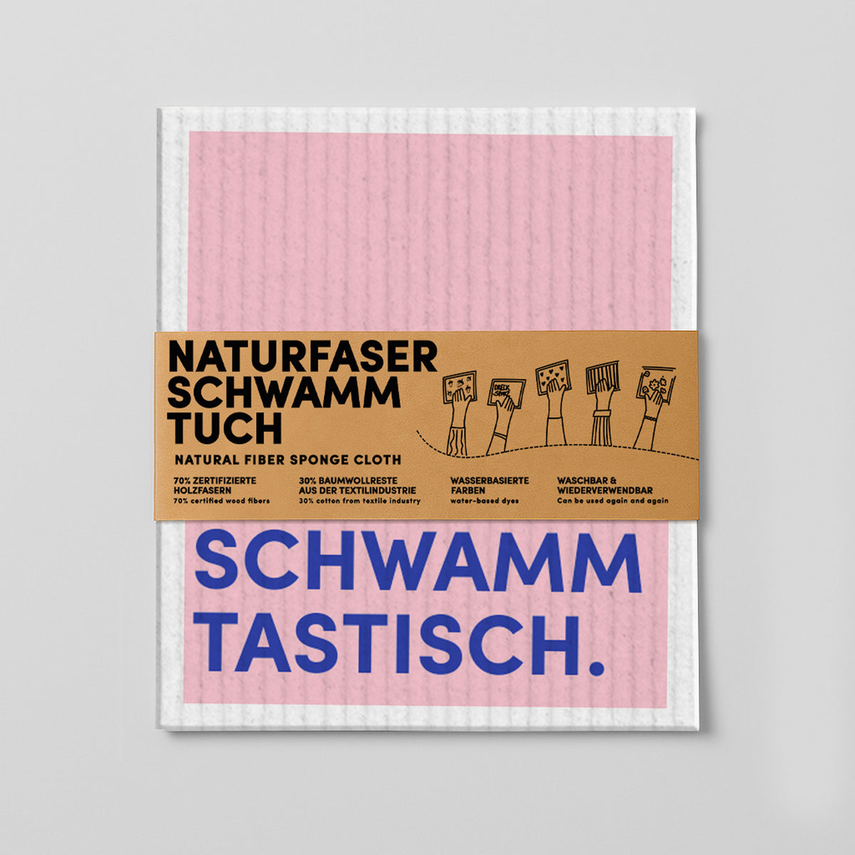 3 - Schwammtuch - Spruch - Schwammtastisch - Nr. 3