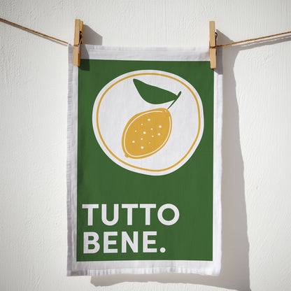 3 - Geschirrtuch Bio Baumwolle - Tutto Bene Zitrone - Nr. 3