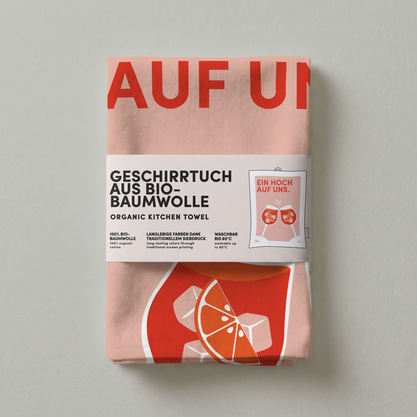 7 - Geschirrtuch Bio Baumwolle - Drink - Nr. 7