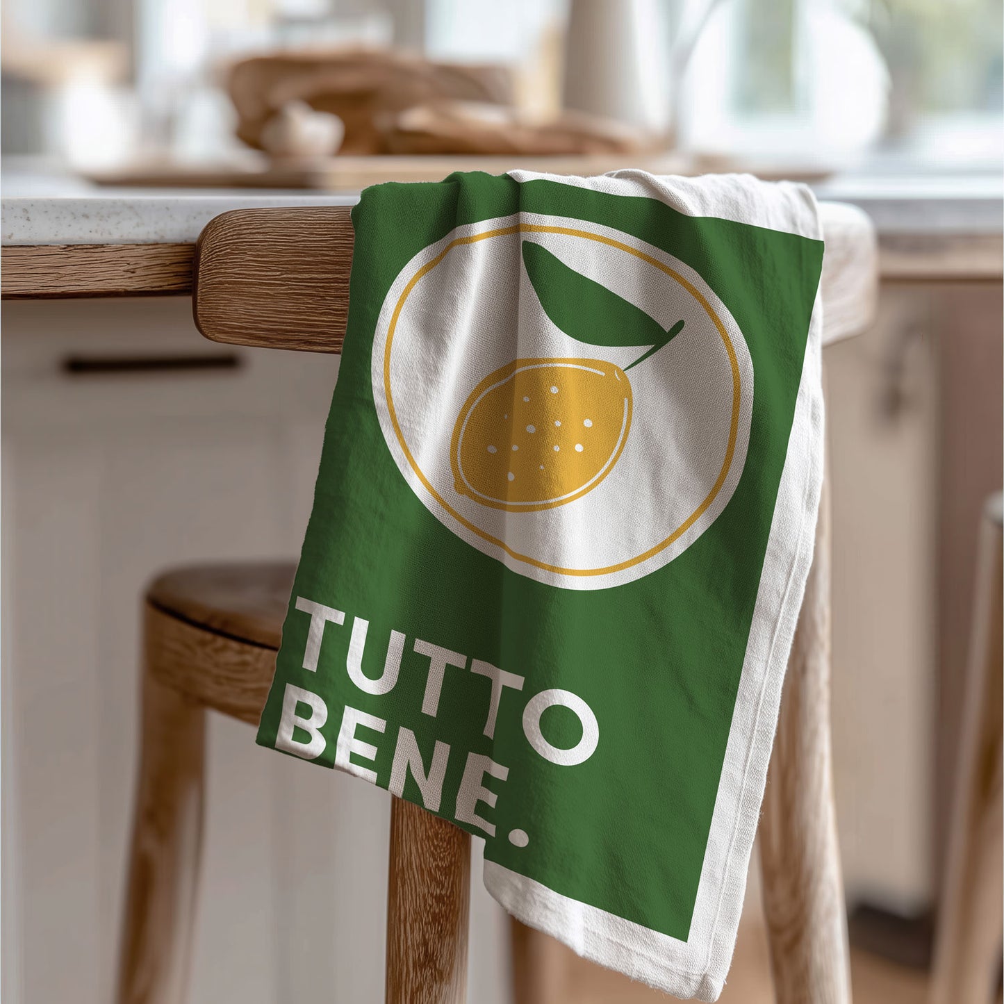 3 - Geschirrtuch Bio Baumwolle - Tutto Bene Zitrone - Nr. 3
