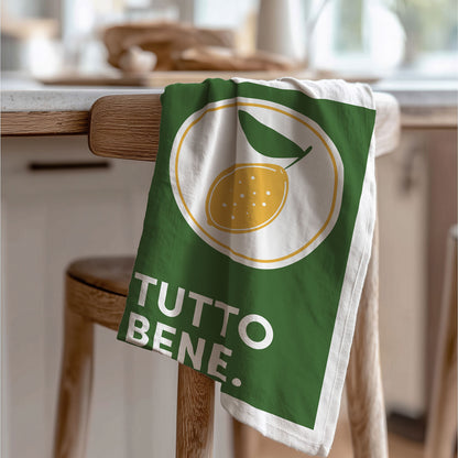 3 - Geschirrtuch Bio Baumwolle - Tutto Bene Zitrone - Nr. 3