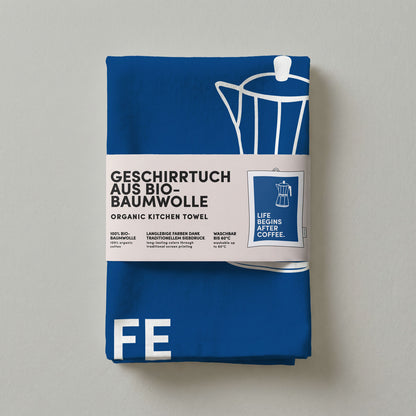 4 - Geschirrtuch Bio Baumwolle - Kaffee - Nr. 4