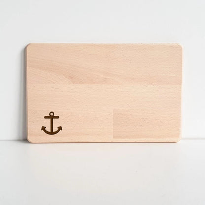 Holzbrettchen Anker - Nr. 1