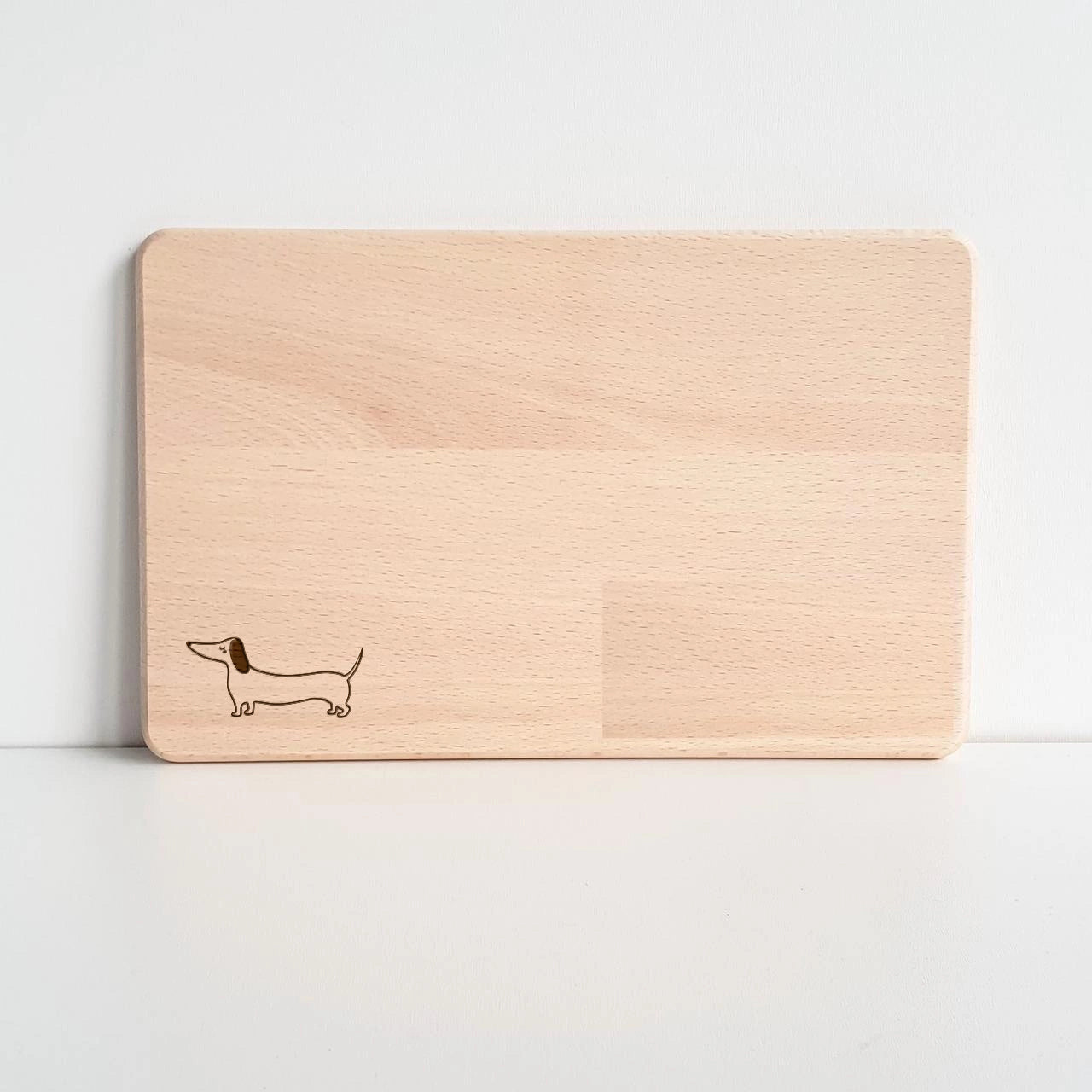 Holzbrettchen Dackel - Nr. 4