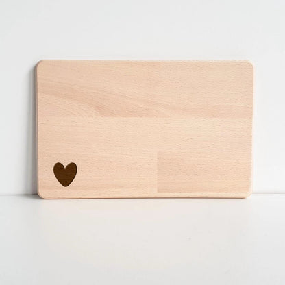 Holzbrettchen Herz - Nr. 7