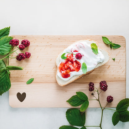 Holzbrettchen Herz - Nr. 7