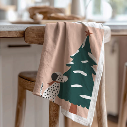 12 - Geschirrtuch Bio Baumwolle - Weihnachten - Nr. 12