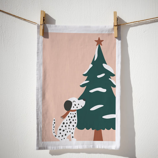 12 - Geschirrtuch Bio Baumwolle - Weihnachten - Nr. 12